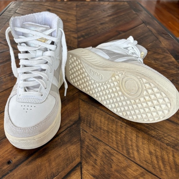 GOLA high top sneakers / silver size 6 - Picture 2 of 3
